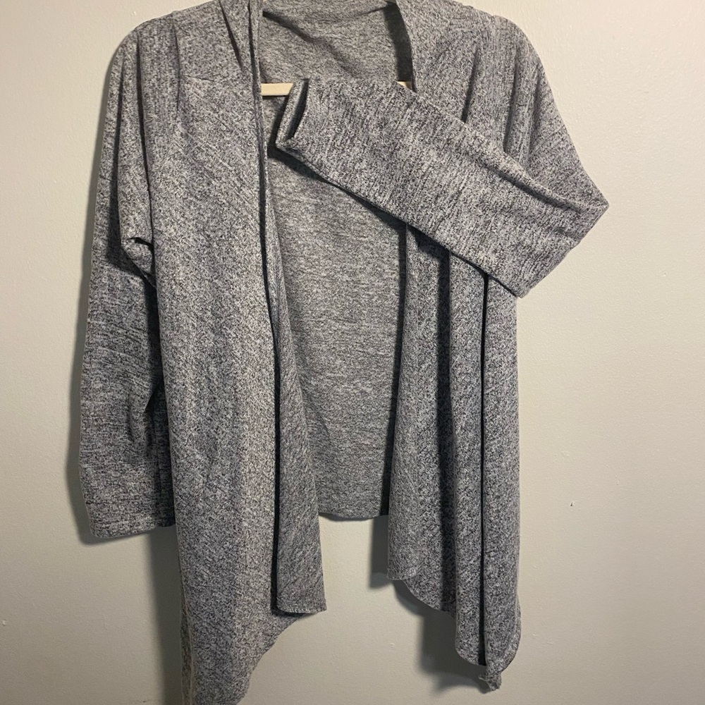 Free Kisses Heather Gray Women's Cardigan